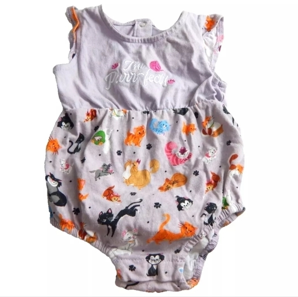 Disney Parks Cats Embroidered Bodysuit